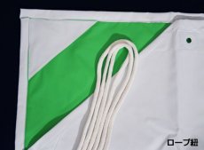 画像2: 【水産・業務用】胸付前掛（エプロン）ロープ紐タイプ（白）90cmｘ115cm　＠￥1,050-【50枚入り】※ケース発送　水産加工場、調理場などでお使い頂ける防水・耐油エプロン！ (2)