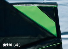 画像3: 【水産・業務用】胸付前掛（エプロン）共紐溶着タイプ（黒）90cmｘ110cm　@￥950-（税抜き）【50枚入り】※ケース発送　水産工場、食品工場、介護、看護に最適なターポリンエプロン！ (3)