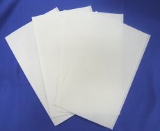 画像2: カウンタークロス ケミフレックス レギュラーＭ判（ホワイト）1枚当り22.4円【200枚入り】約35cmｘ約60cm 　セルロース100％の植物繊維でできた高品質なカウンタークロス！ (2)