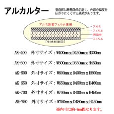 画像2: 大型アルミクーラーバッグ　アルカルター（AK-650）ソフト (2)