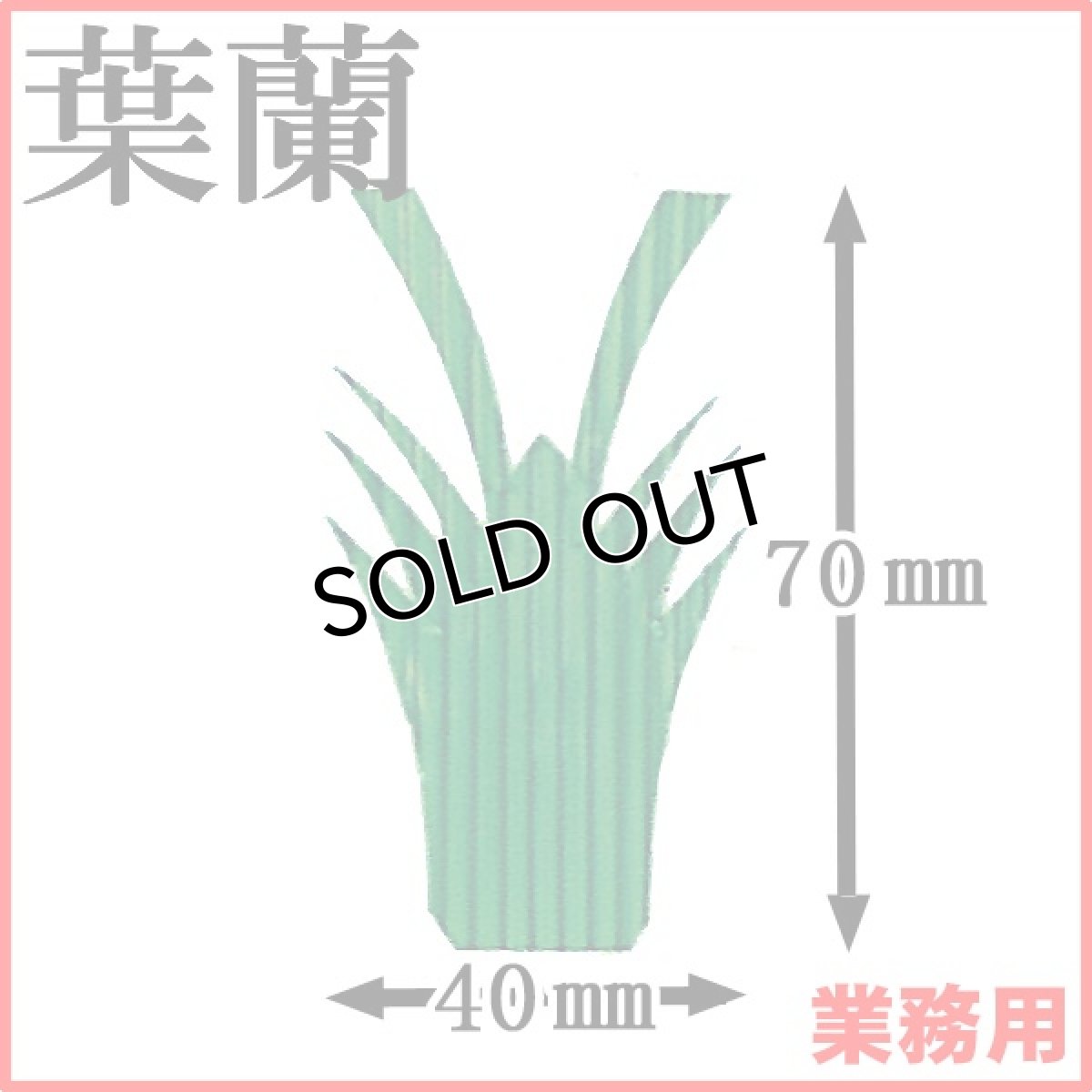 画像1: お料理の引き立て役！御祝いの善や季節料理などの仕切りに！業務用・葉蘭[バラン]ミニエビ 1枚当たり0.31円【80箱／80,000枚入り】約W40mmxH70mm ※ケース発送 (1)