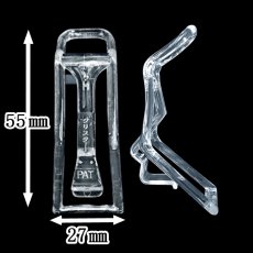 画像2: 【刺身用ブリッジ】クリスターブリッジ M 高さ55mm @4.75円 4,000個入り（厚物トレー対応型 ）※ケース発送【業務用】【食品装飾品】今までにない使いよさ！刺身などの商品を美しく演出！ (2)