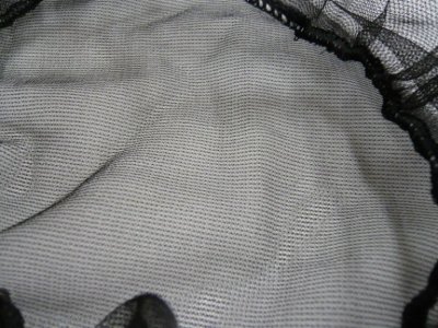 画像3: 食品工場等におすすめ！通気性がよくムレにくいタイプ！洗って使えます！業務用・【衛生帽・工場帽】デリカヘアーネット（黒）トリコット布 フリーサイズ 1枚当り247円【20枚入り】