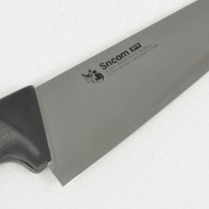 画像2: 業務用・骨スキ包丁 刃渡り180mm 樹脂柄（黒) モリブデン鋼【1本】 (2)