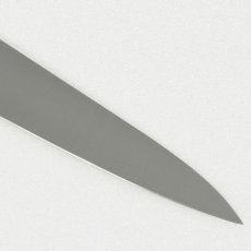 画像3: 業務用・筋引包丁 刃渡り240mm ツバ付 樹脂柄（黒) モリブデン鋼 化粧箱入り【1本】肉の筋を切ったり、削いだりする肉の薄切りやスライス専用！ (3)