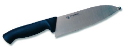 画像1: 業務用・魚卵用包丁（球付） 刃渡り150mm 樹脂柄（黒)モリブデン鋼【1本】卵を傷つけずに、取り出すのに最適！