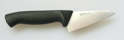 画像1: 業務用・【アジ切り】骨スキ包丁刃渡り105mm 樹脂柄（黒) モリブデン鋼【1本】