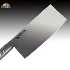 画像2: 中華包丁 刃渡り 200mm ステンレス一体型 高品質モリブデン鋼 (2)