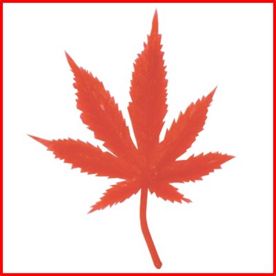 画像1: もみじで秋の空間を演出！業務用・造花・ミニもみじ（赤） 1個当たり1.68円【40,000個入り】H40mmxW50mm ※ケース発送