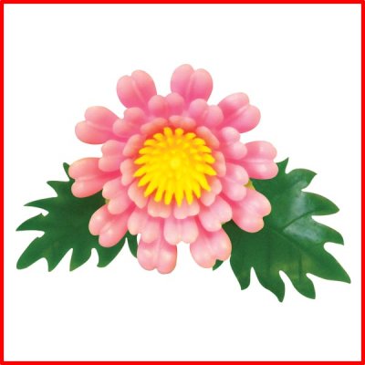 画像1: お造り、惣菜、和菓子などに彩り鮮やか！ラッピングなどにも！業務用・造花・ミニ菊（ピンク・ツートン） 1個当たり4.98円【10,000個入り】直系φ35mmxW50mm ※ケース発送