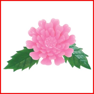 画像1: お造り、惣菜、和菓子などに彩り鮮やか！ラッピングなどにも！業務用・造花・豆菊（ピンク） 1個当たり3.48円【4,500個入り】直系φ26mmxW45mm