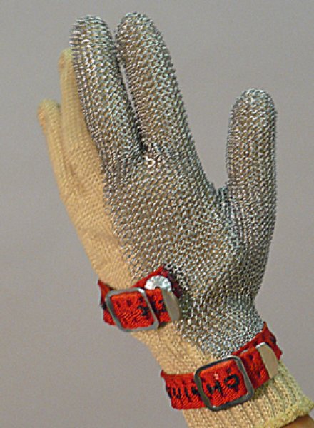 メカニカル ニロフレックス メッシュ手袋3本指 SS SS3(緑) STB6704