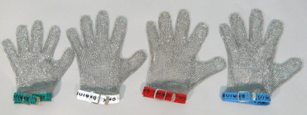 ≪ステンレスグローブ≫ステンレスメッシュ手袋5本指タイプ XSサイズ