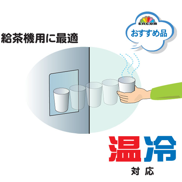 【給湯器サイズ 紙コップ】紙コップ 5オンス 白無地 約156ml ※ケース発送　@2.44円（税抜） 3,000個入り 《保温・保冷両方対応》　　 ホット、コールドどちらの飲み物でも使用可！給湯器に最適なサイズ！　【業務用紙コップ】【使い捨て紙コップ】